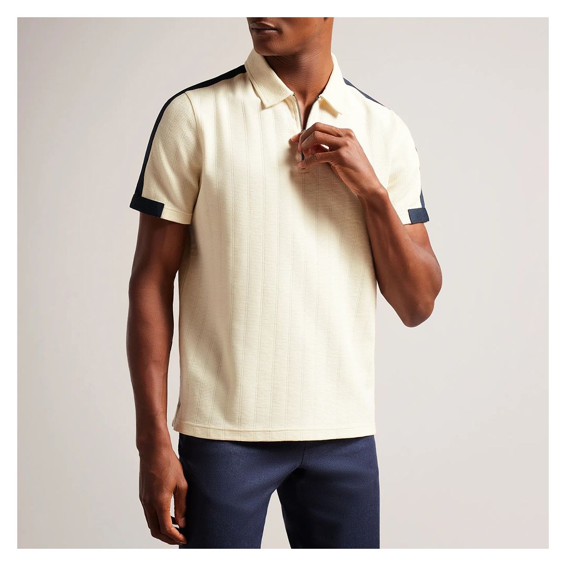 Off-White Abloom Zip Polo Shirt main product photo