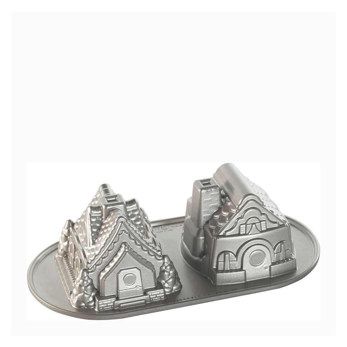 Silver Gingerbread House Duet Pan main product photo