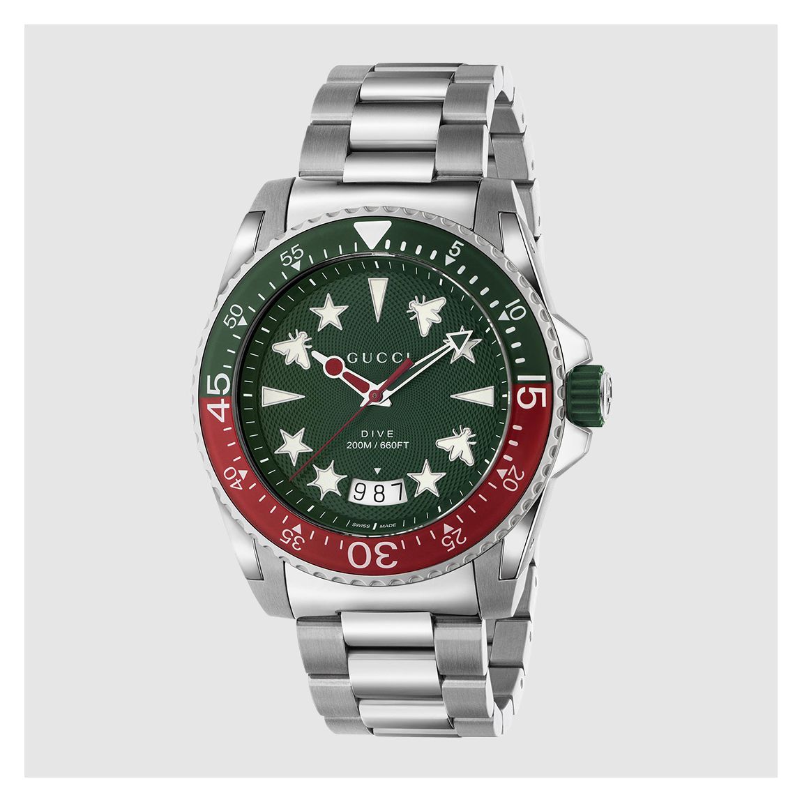 Gucci Dive Watch 45mm in Grey Stainless Steel main product photo