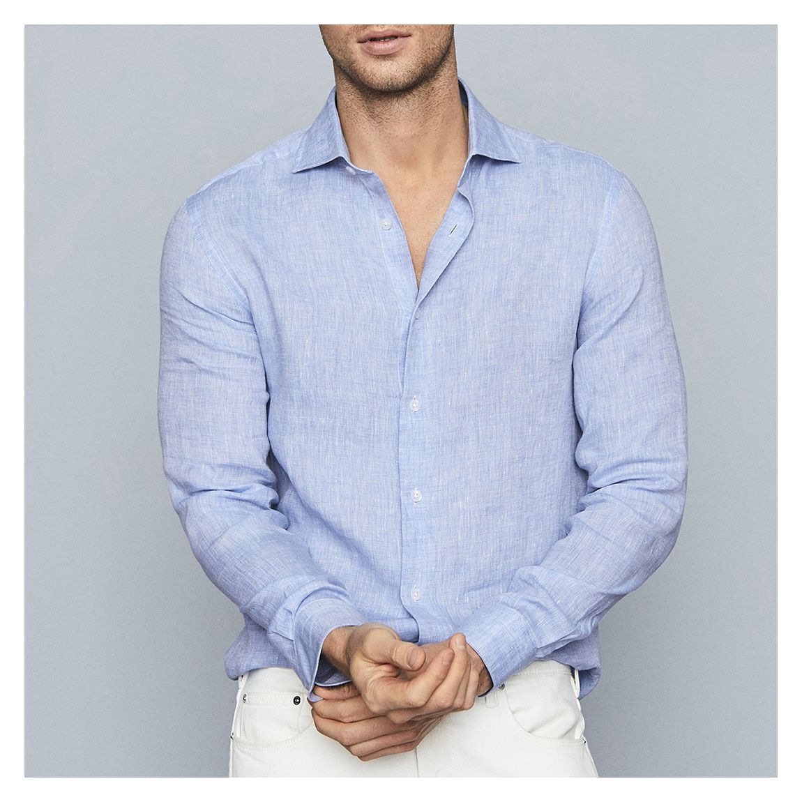 Blue Ruban Regular Fit Line Shirt main product photo