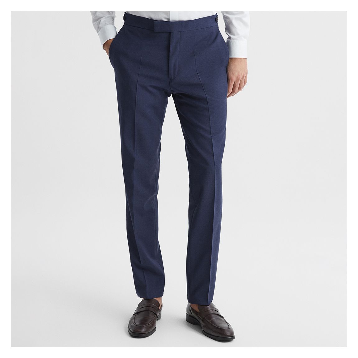 Navy Wish Plain Weave Trousers main product photo