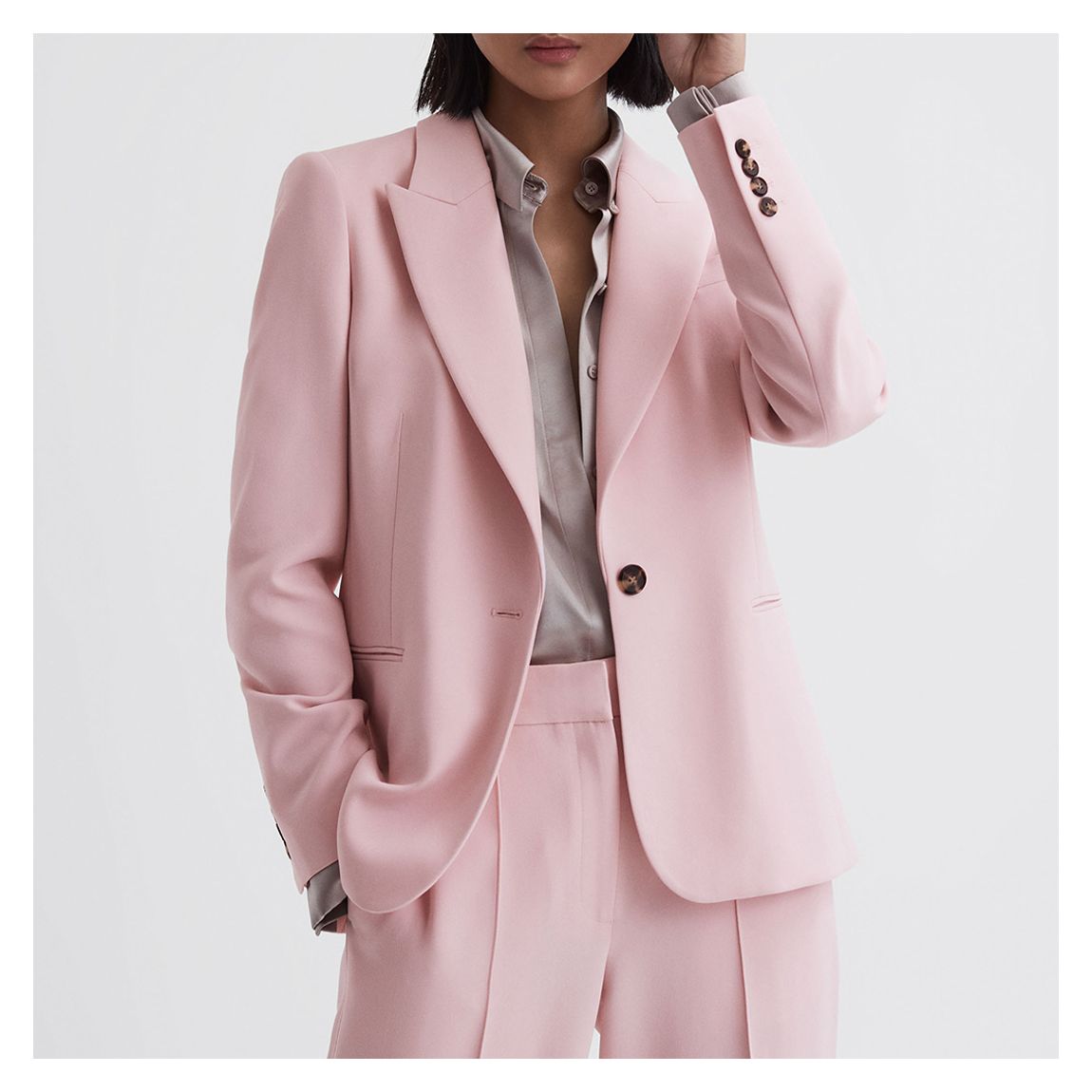 Pink Marina Single Breasted Blazer main product photo