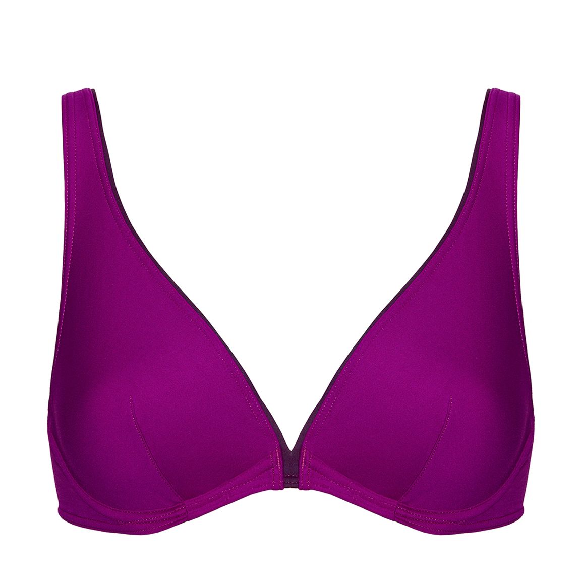 Purple Triangle T-Shirt Bra main product photo