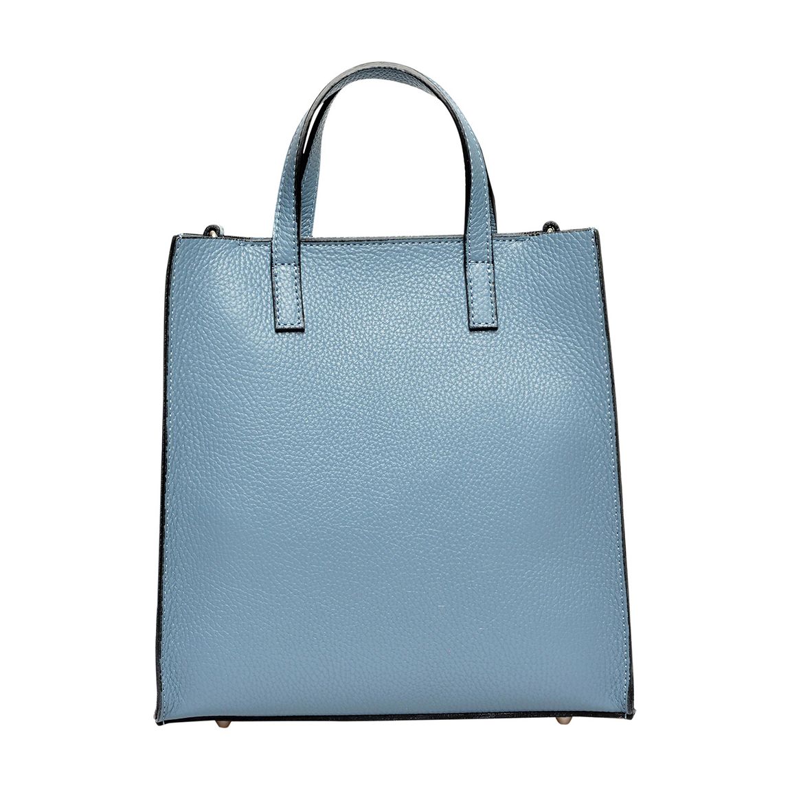 Blue Italian Leather Crossbody Bag main product photo