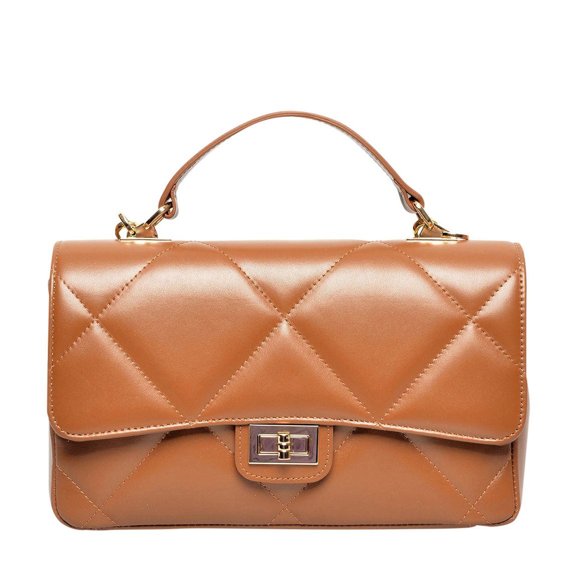 Brown Italian Leather Crossbody Bag main product photo