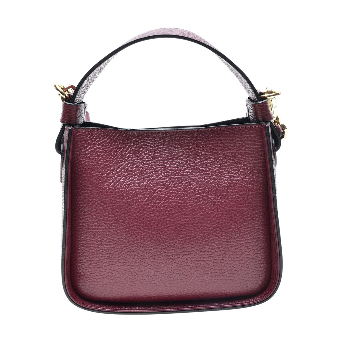 Red Italian Leather Shoulder Bag main product photo