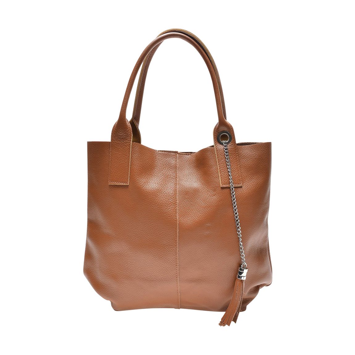 Brown Italian Leather Tote Bag main product photo