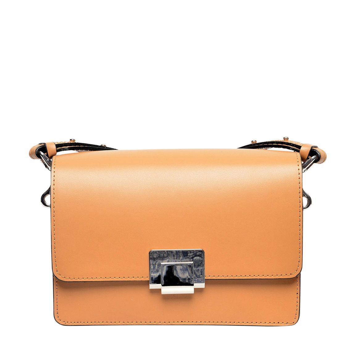 Brown Italian Leather Crossbody Bag main product photo