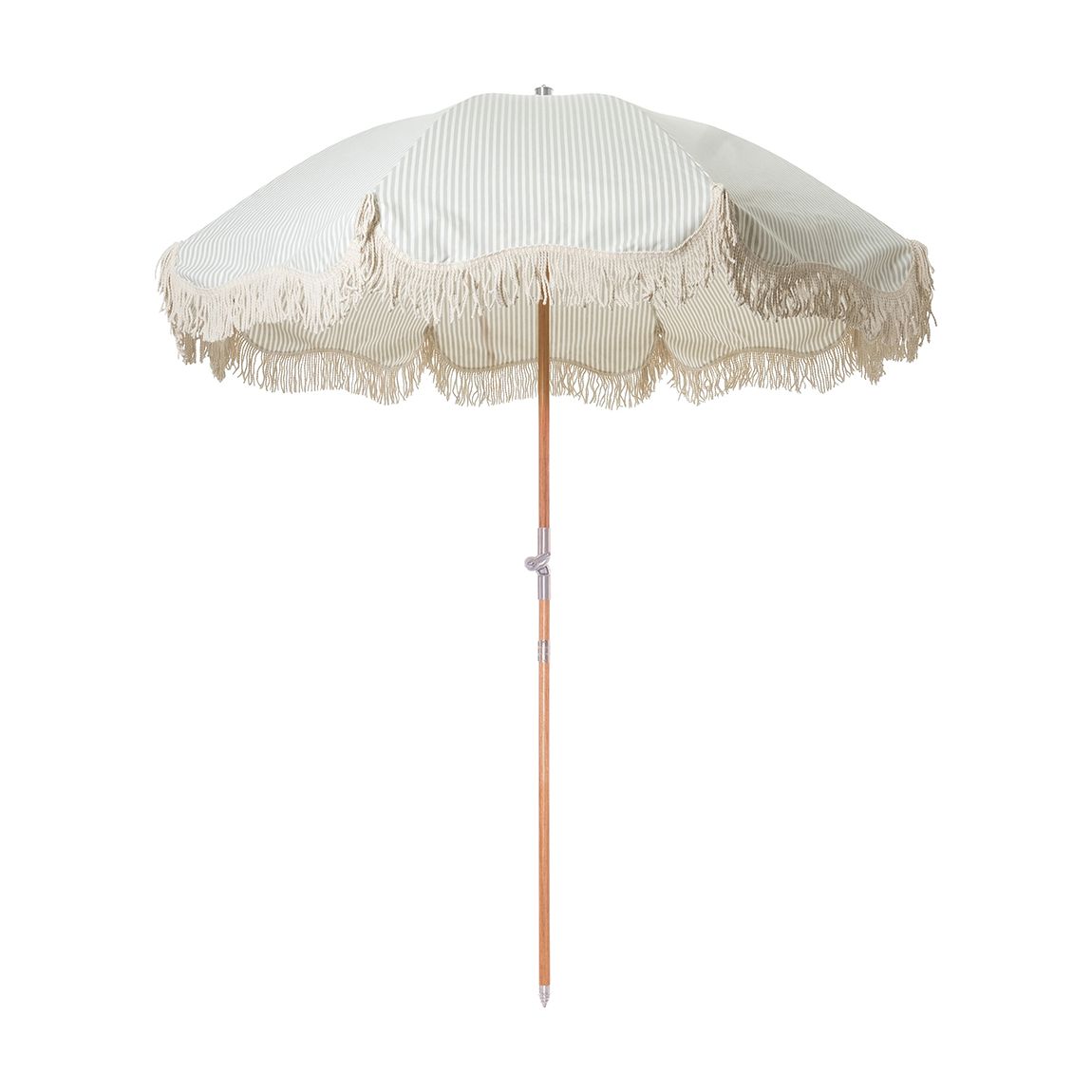 The Premium Umbrella, Laurens Sage Stripe main product photo