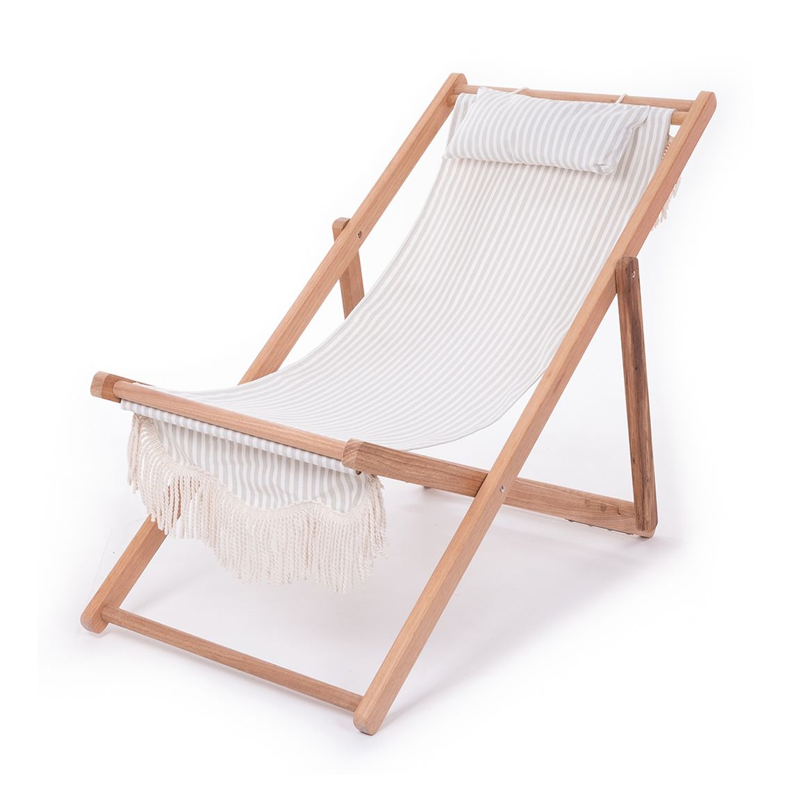 The Sling Chair, Laurens Sage Stripe main product photo