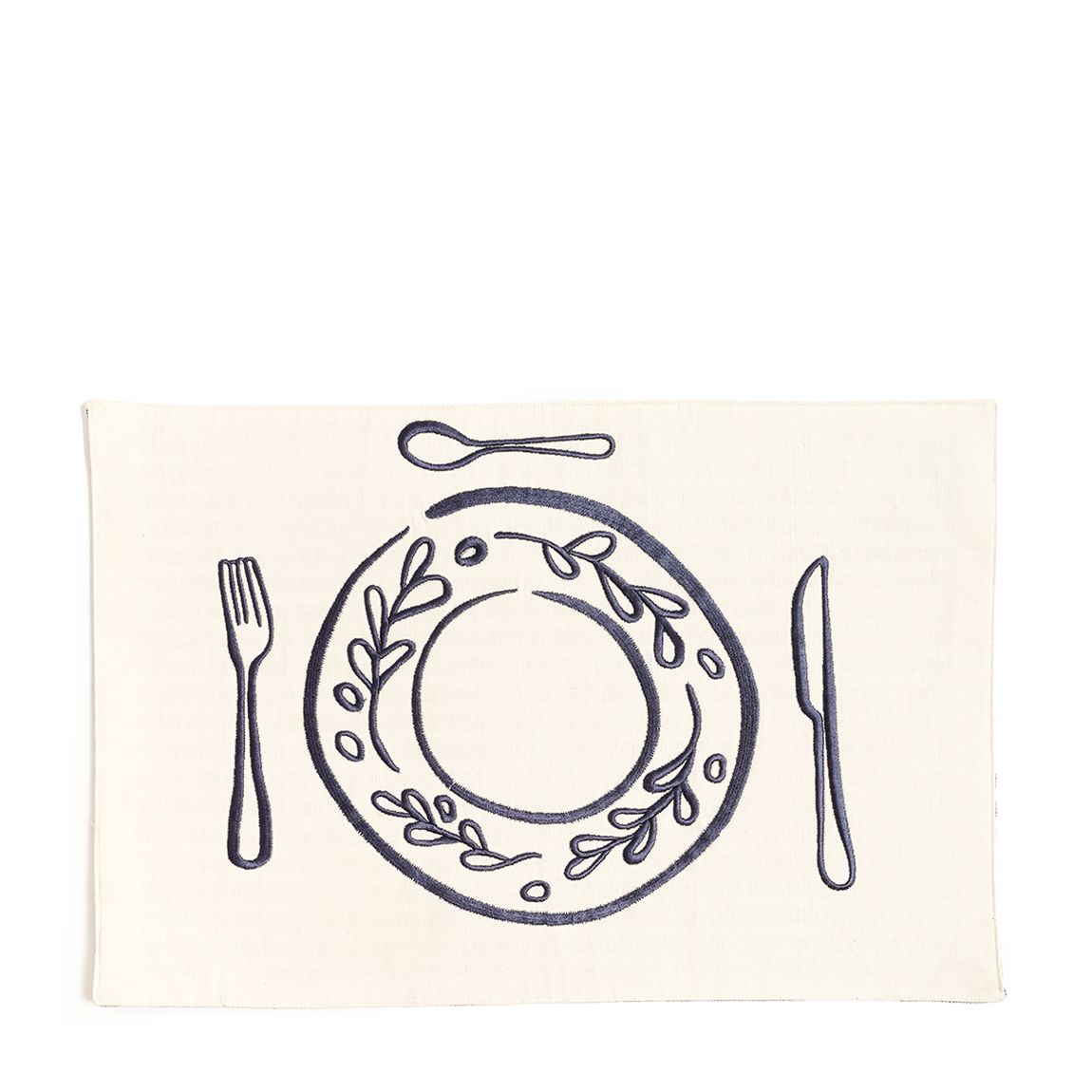 Set of 4 Placemats, Laurens Navy Stripe main product photo