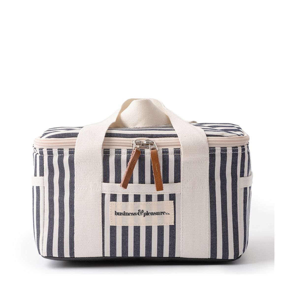 The Mini Cooler Bag, Laurens Navy Stripe main product photo