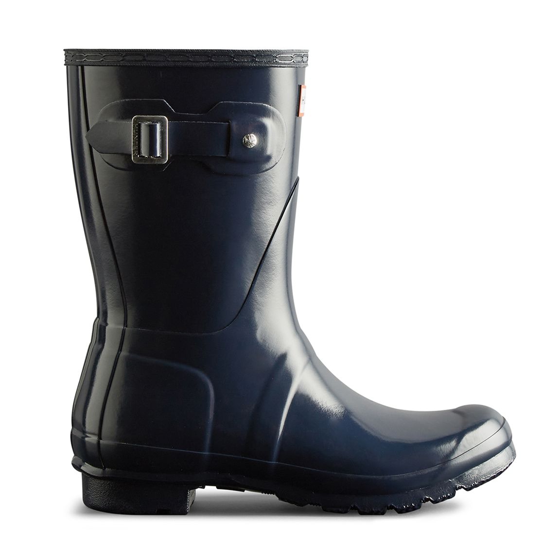 Women's Navy Original Gloss Short Boot main product photo
