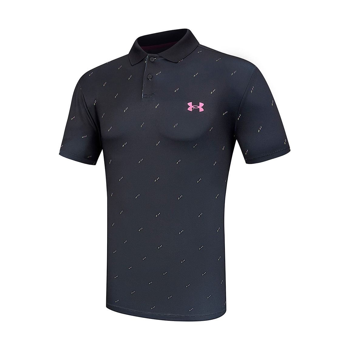 Black Under Armour Performance 3.0 Deuces Polo Shirt main product photo