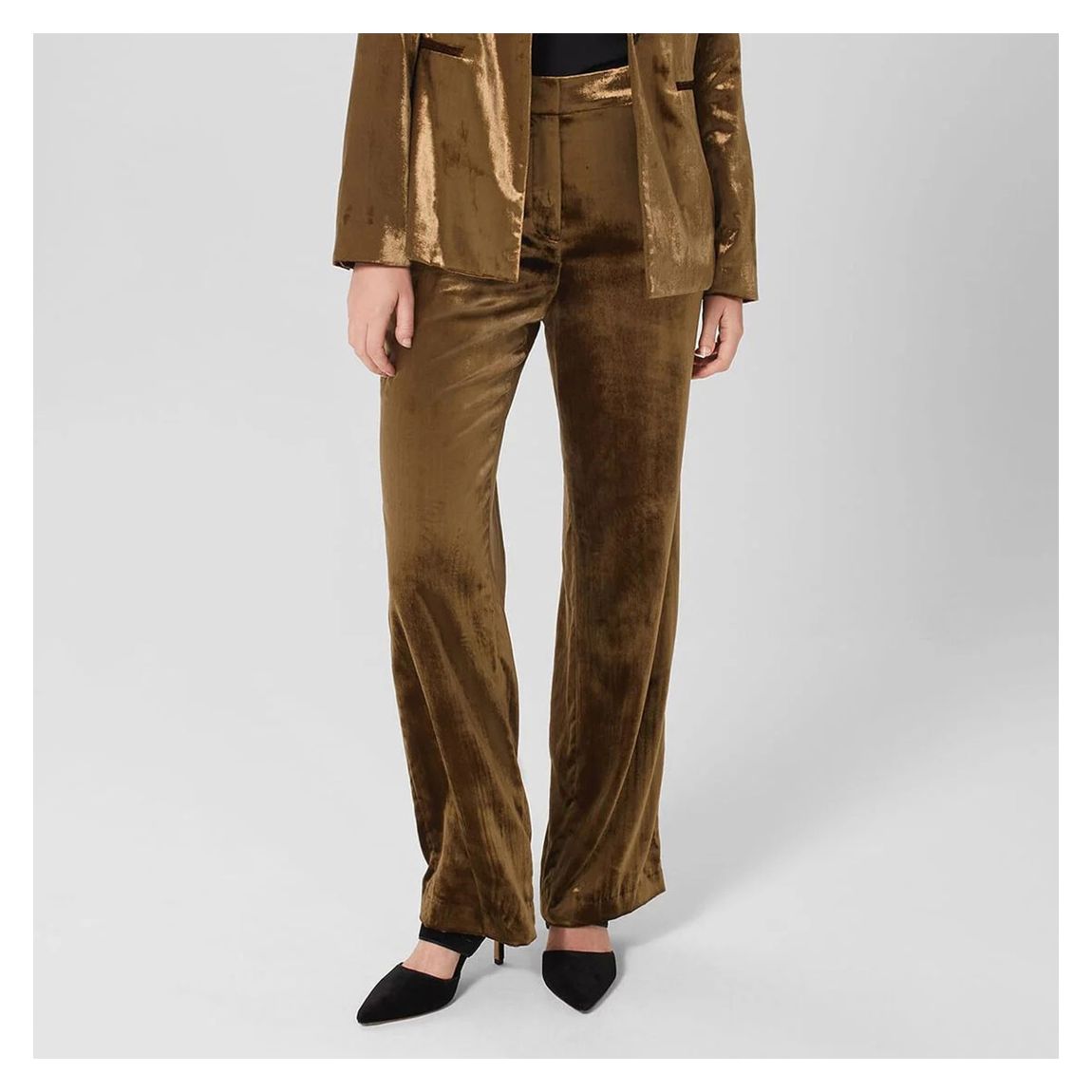 Brown Tamzin Wide Trousers main product photo