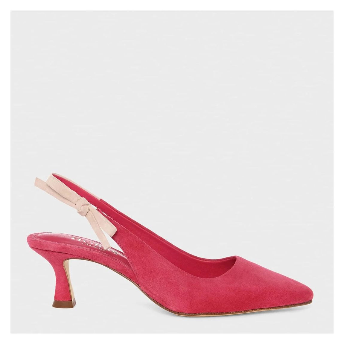 Pink Julia Slingback Suede Heels main product photo