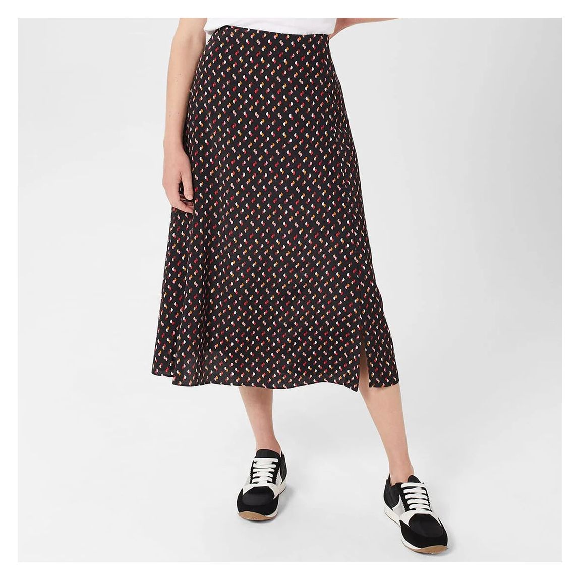 Black Annette Midi Skirt main product photo
