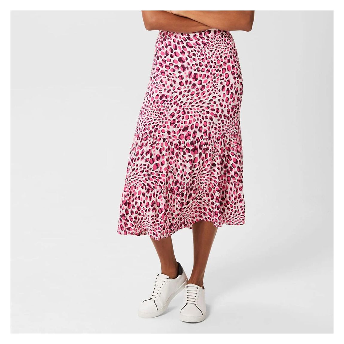 Pink Cici Printed Skirt main product photo