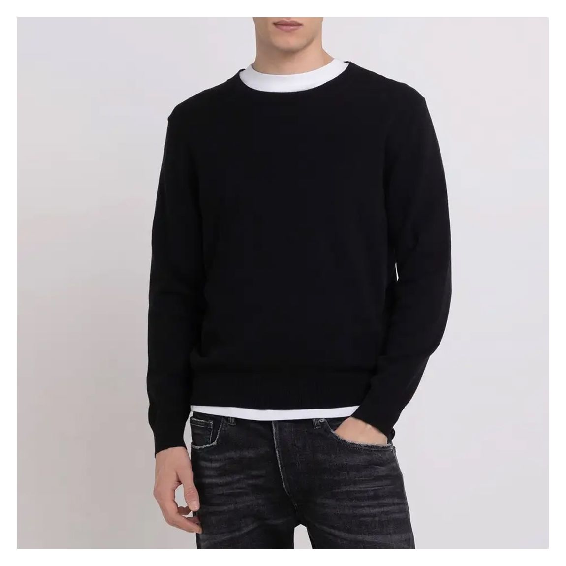 Black Cotton Jumper main product photo