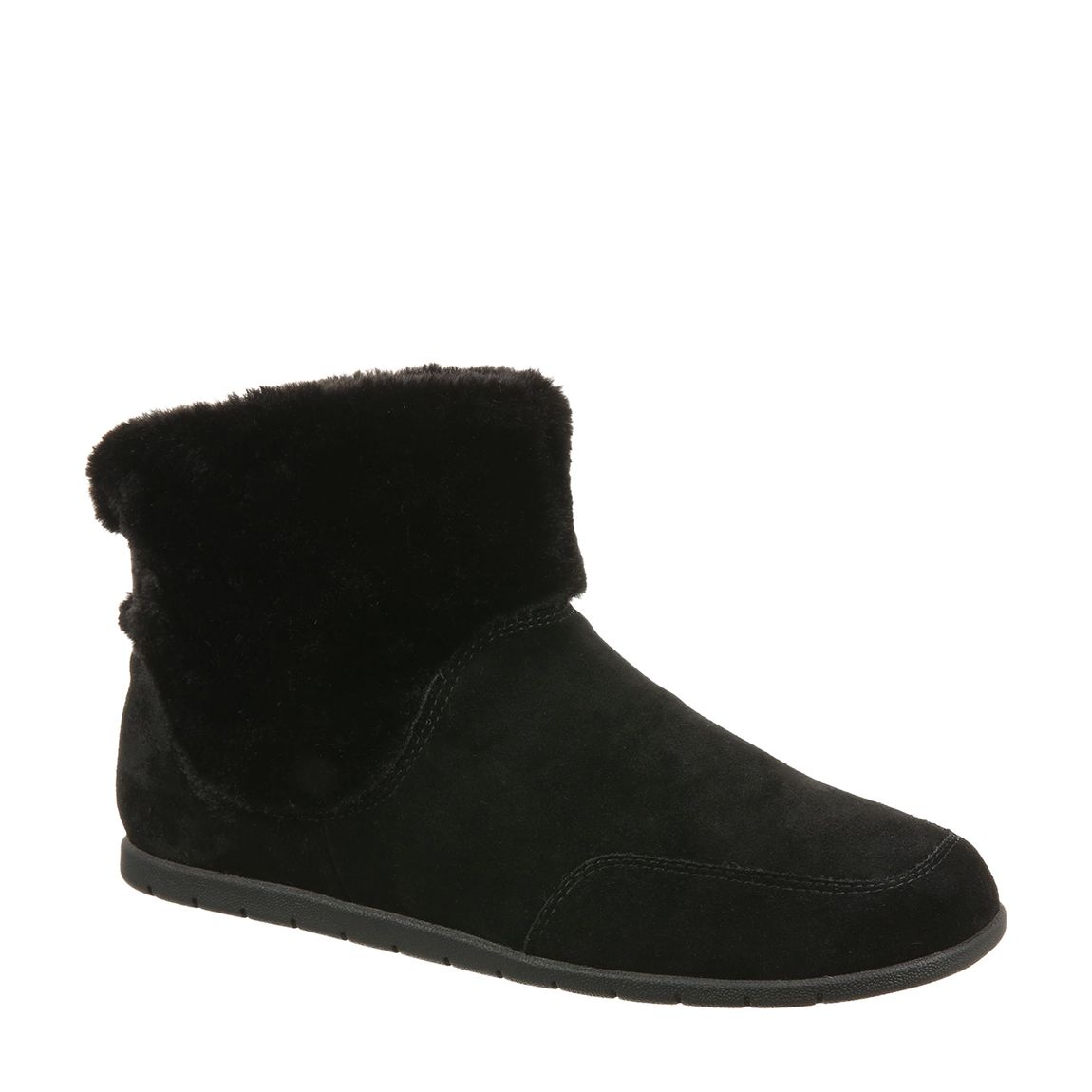 Black Maizie Suede Ankle Boot main product photo