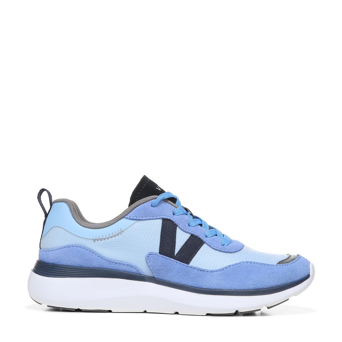 Blue Ayse Leather Trainer main product photo