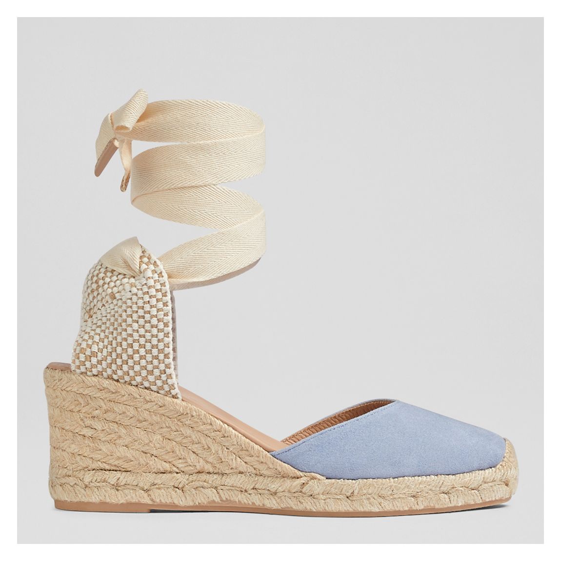 Blue Maureen Suede Sandals main product photo