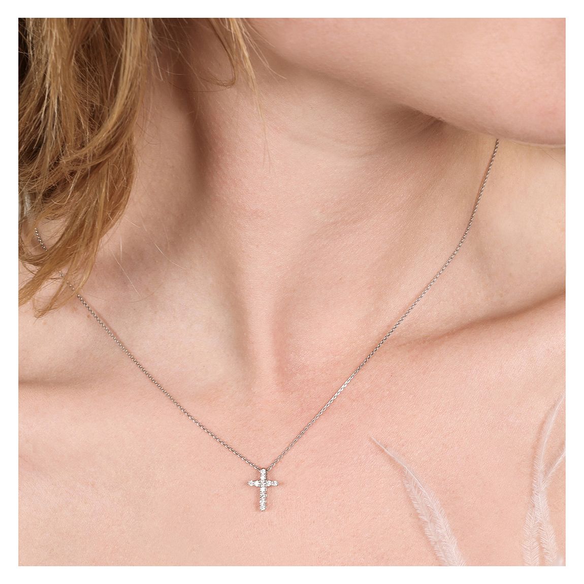 Cross of Happiness Diamond Pendant main product photo
