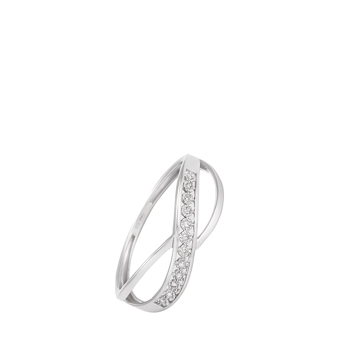 "Linked" Diamonds 0.02ct/12 - Ring main product photo