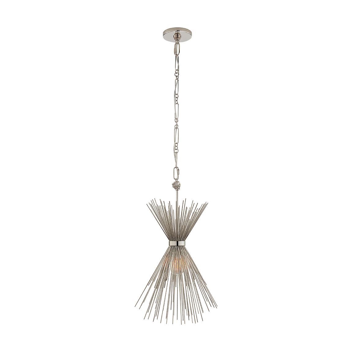 Strada Small Chandelier in Polished Nickel main product photo