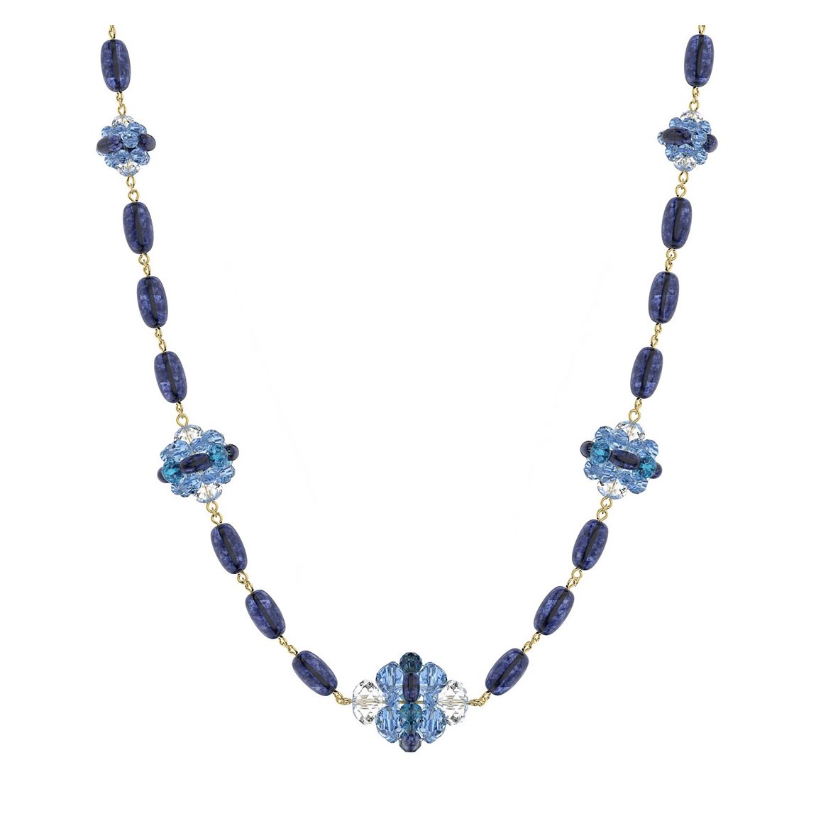Blue Multi Somnia Strand Bubble Necklace main product photo