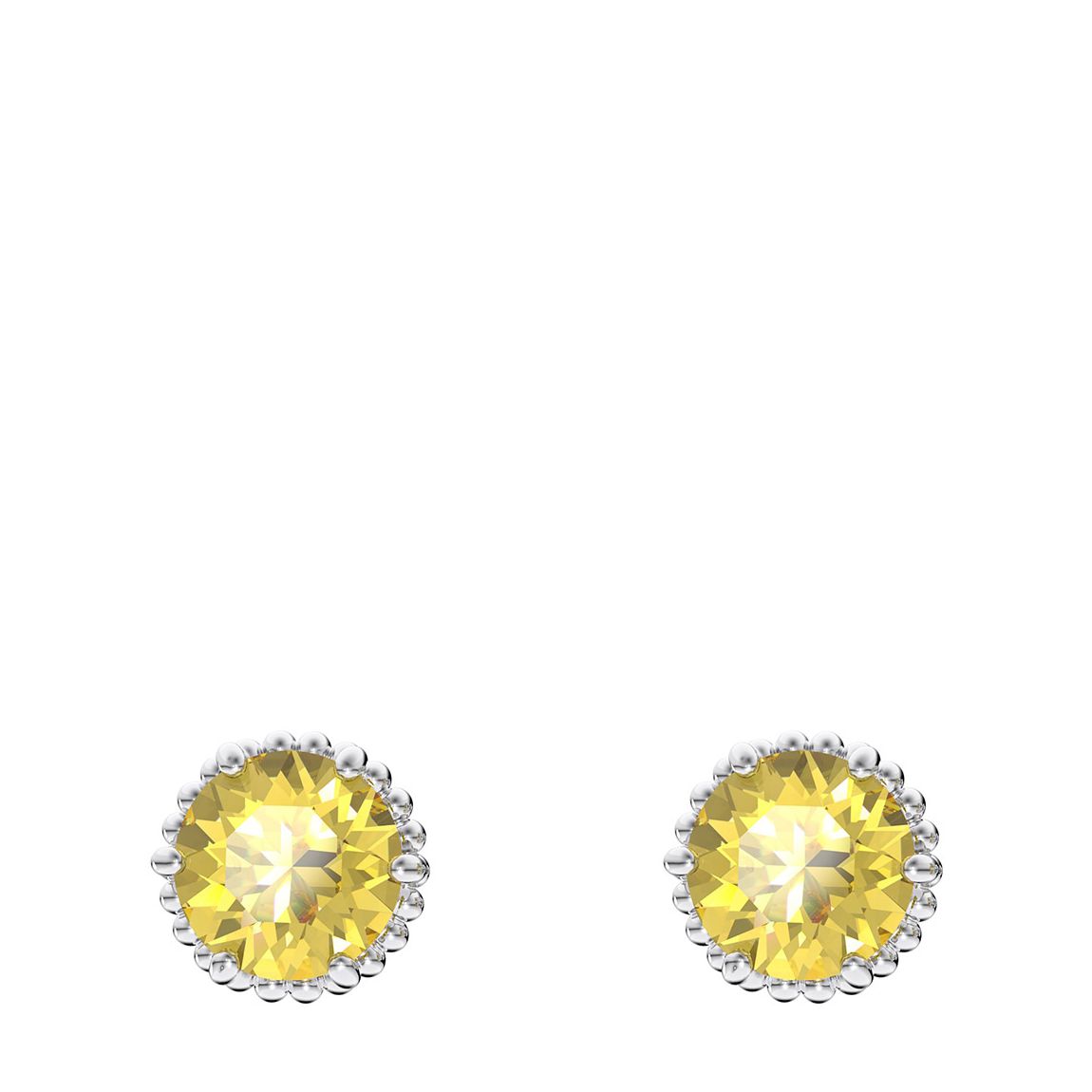 Light Topaz November Pierced Earrings main product photo