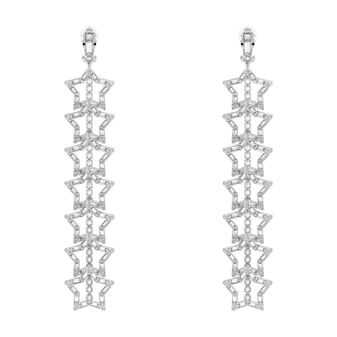 Crystal Star Clip Earrings main product photo