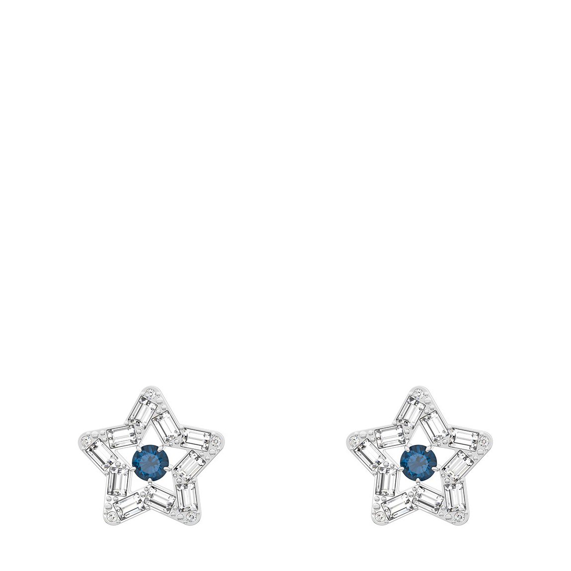 Crystal Stella Star Pierced Earrings main product photo