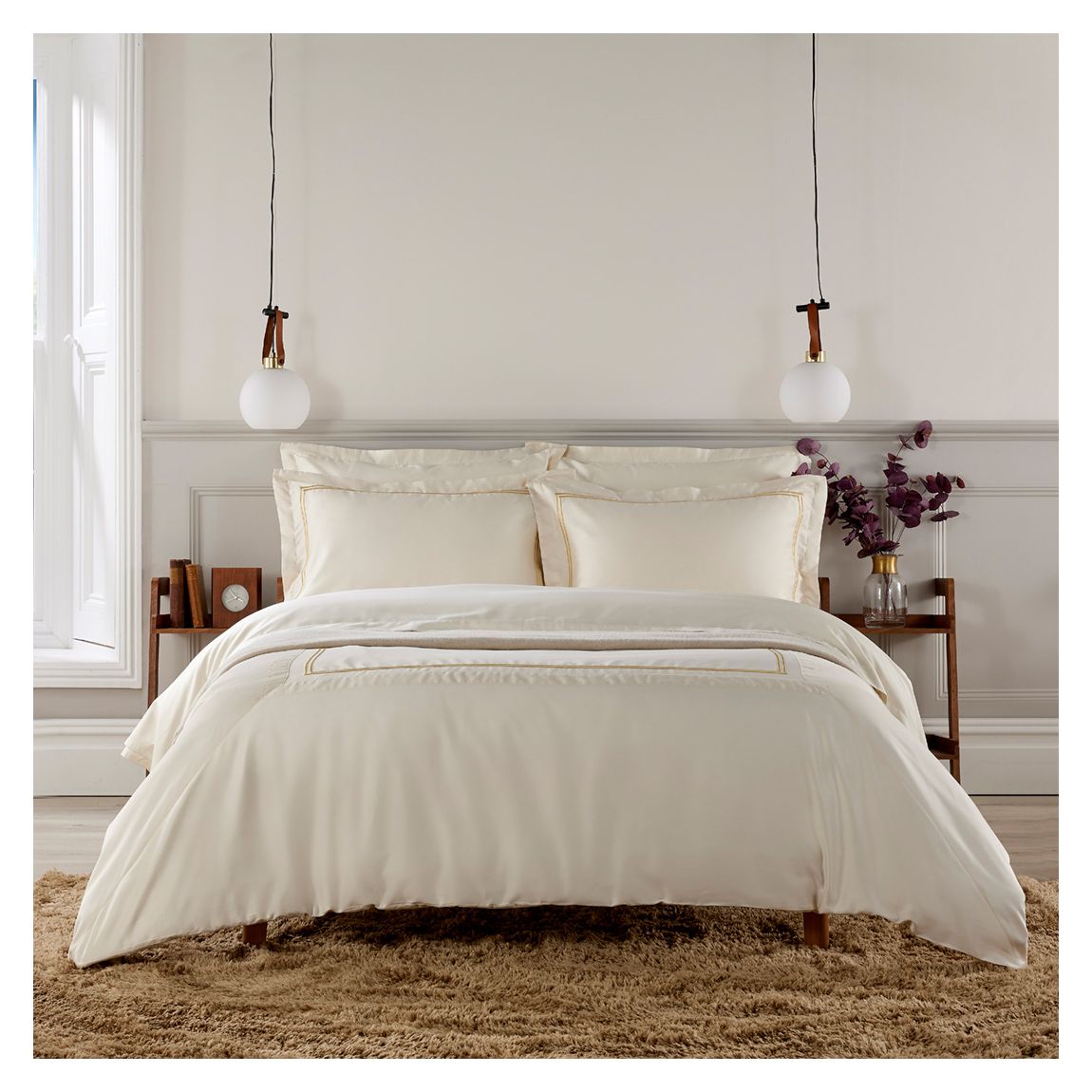 Coniston Double Duvet Set, Cream main product photo