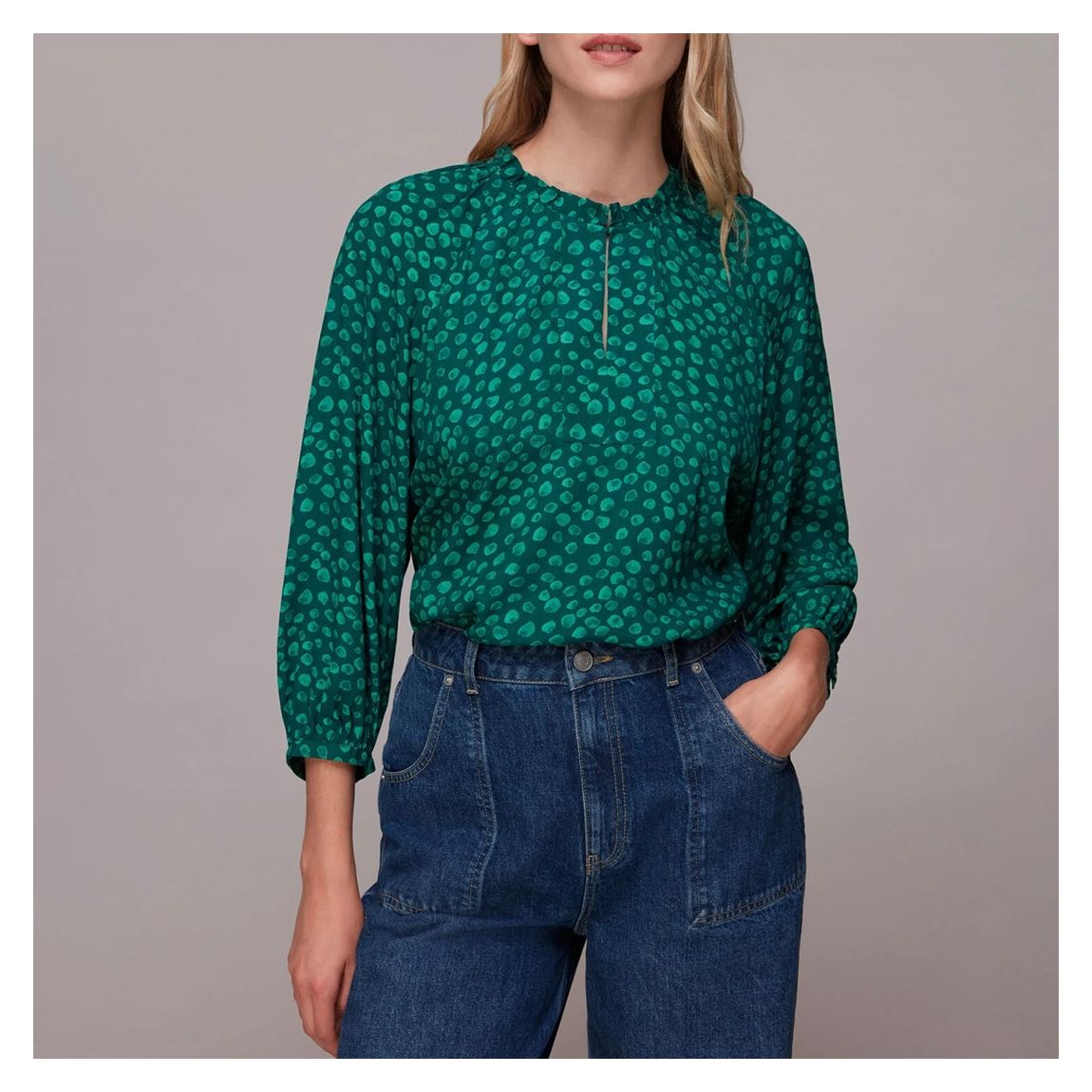 Green Lucy Lava Spot Top main product photo