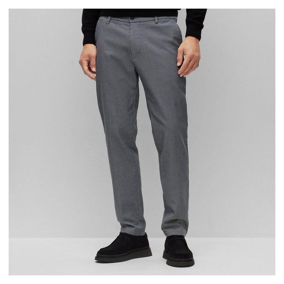 Grey Kane Stretch Cotton Chinos main product photo