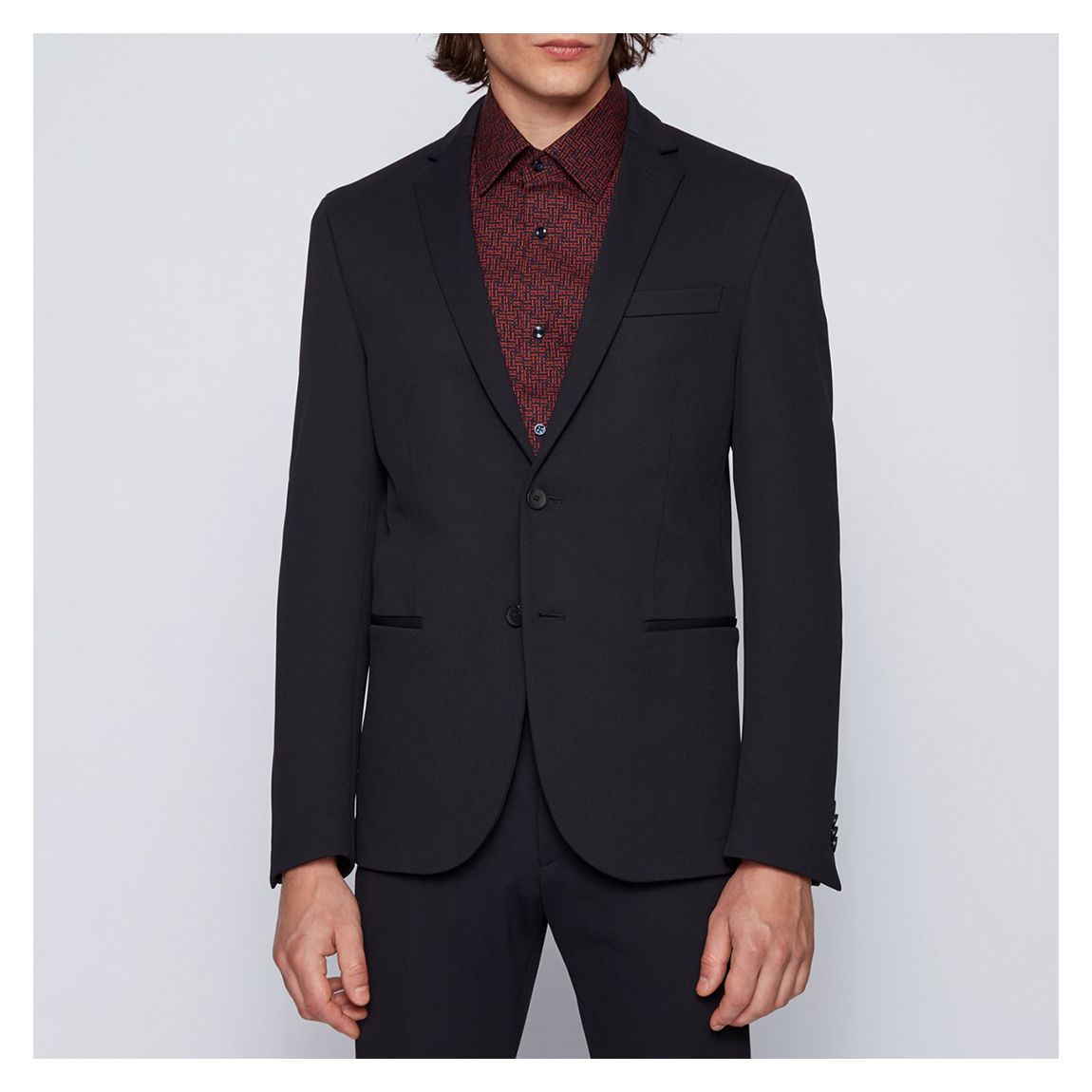 Black Norwin Single Breasted Blazer main product photo