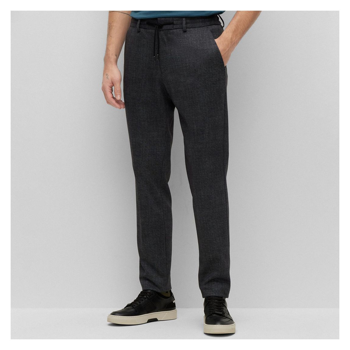Grey Genius Cotton Blend Trousers main product photo