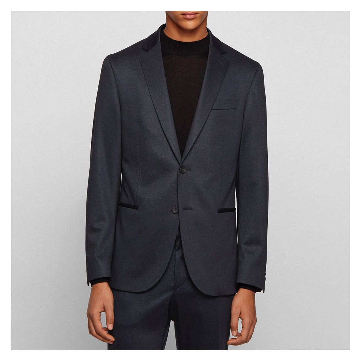 Dark Blue Norwin Single Breasted Blazer main product photo