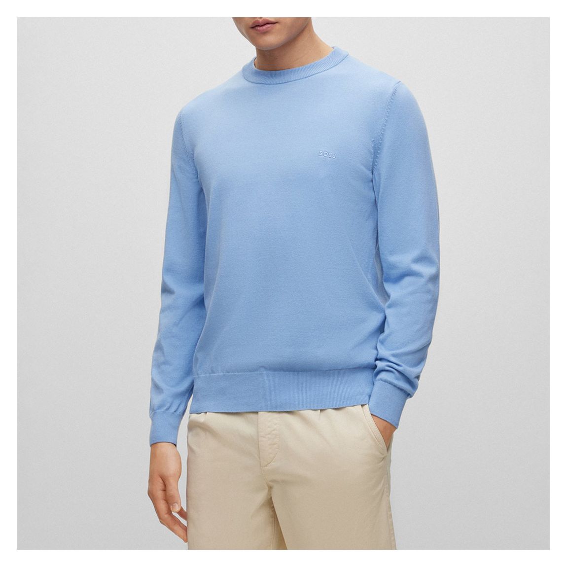 Light Blue Pacas Cotton Jumper main product photo