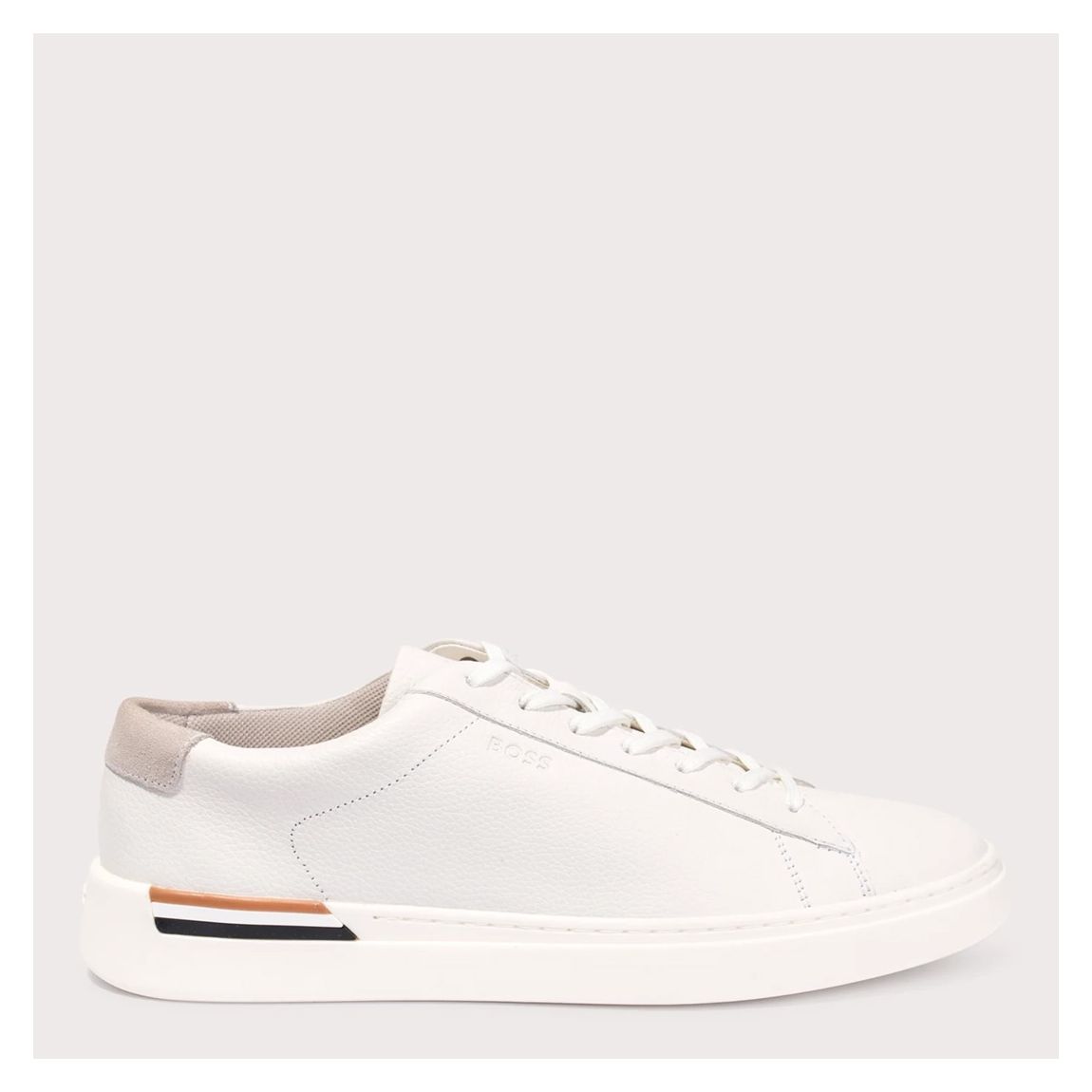 White Clint Leather Trainers main product photo