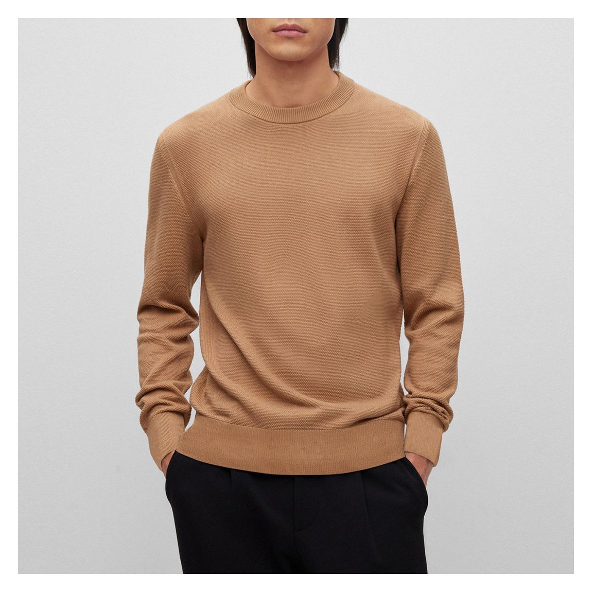 Tan Ecaio Cotton Jumper main product photo