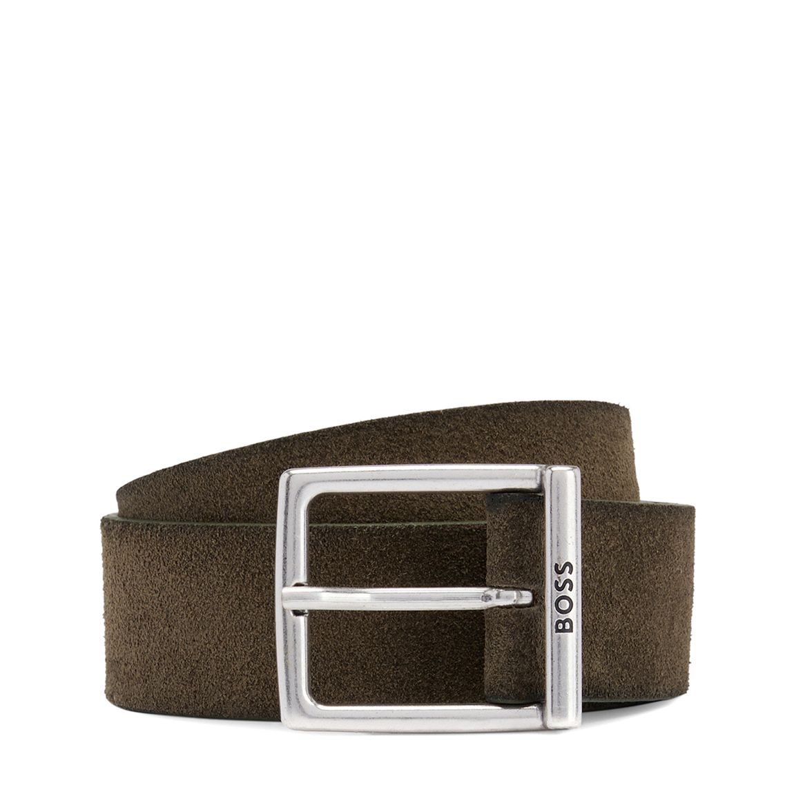 Dark Green Rudy Leather Belt main product photo