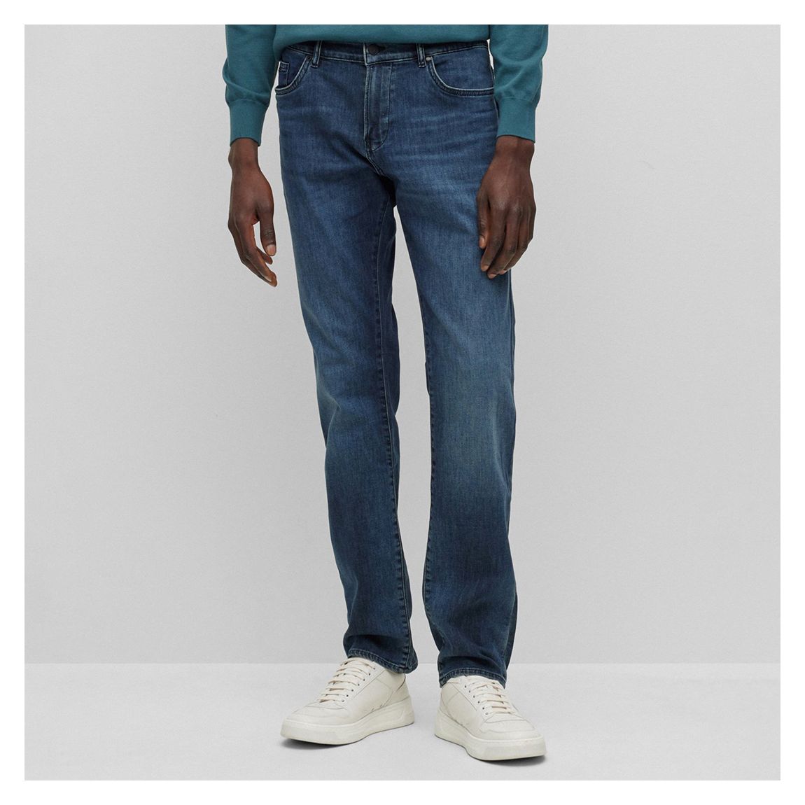 Blue Delaware Slim Stretch Cotton Jeans main product photo