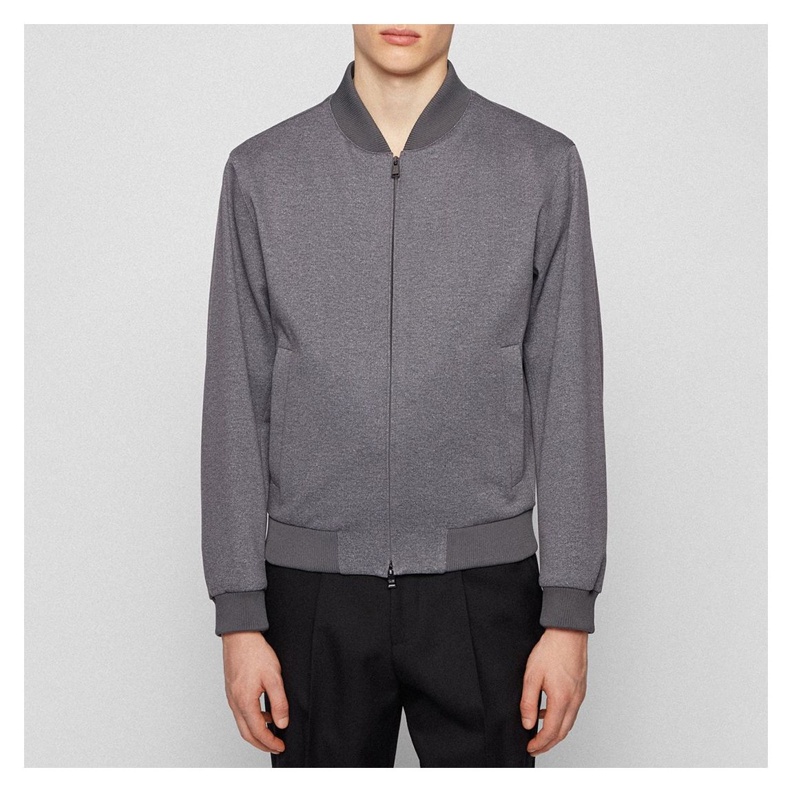 Grey Nolwin Bomber Jacket main product photo