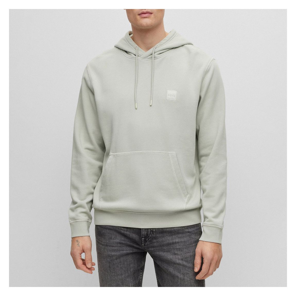 Grey Wetalk Cotton Hoodie main product photo