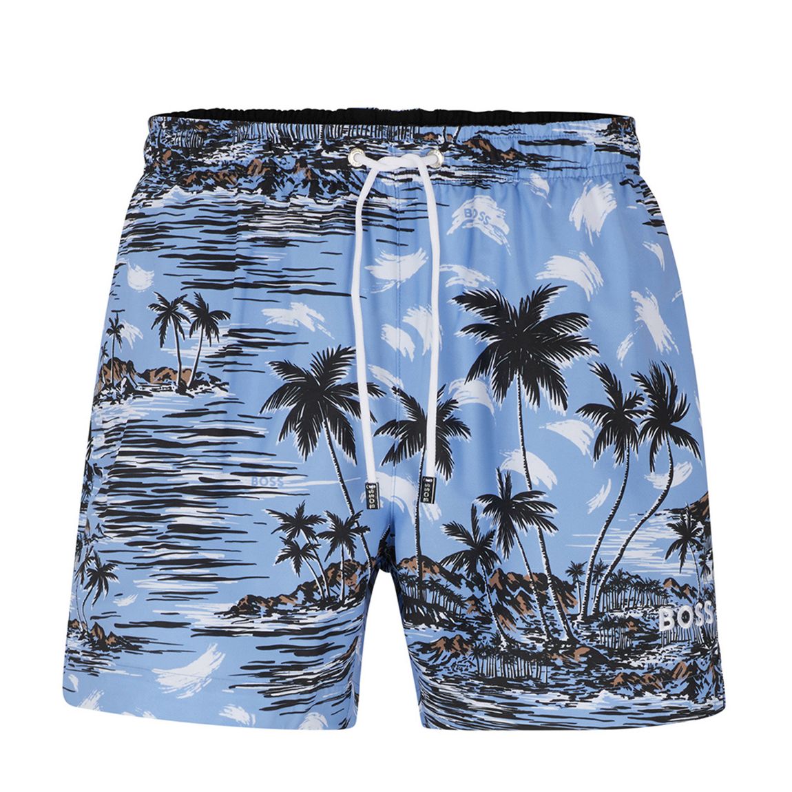 Blue Springfish Swim Shorts main product photo