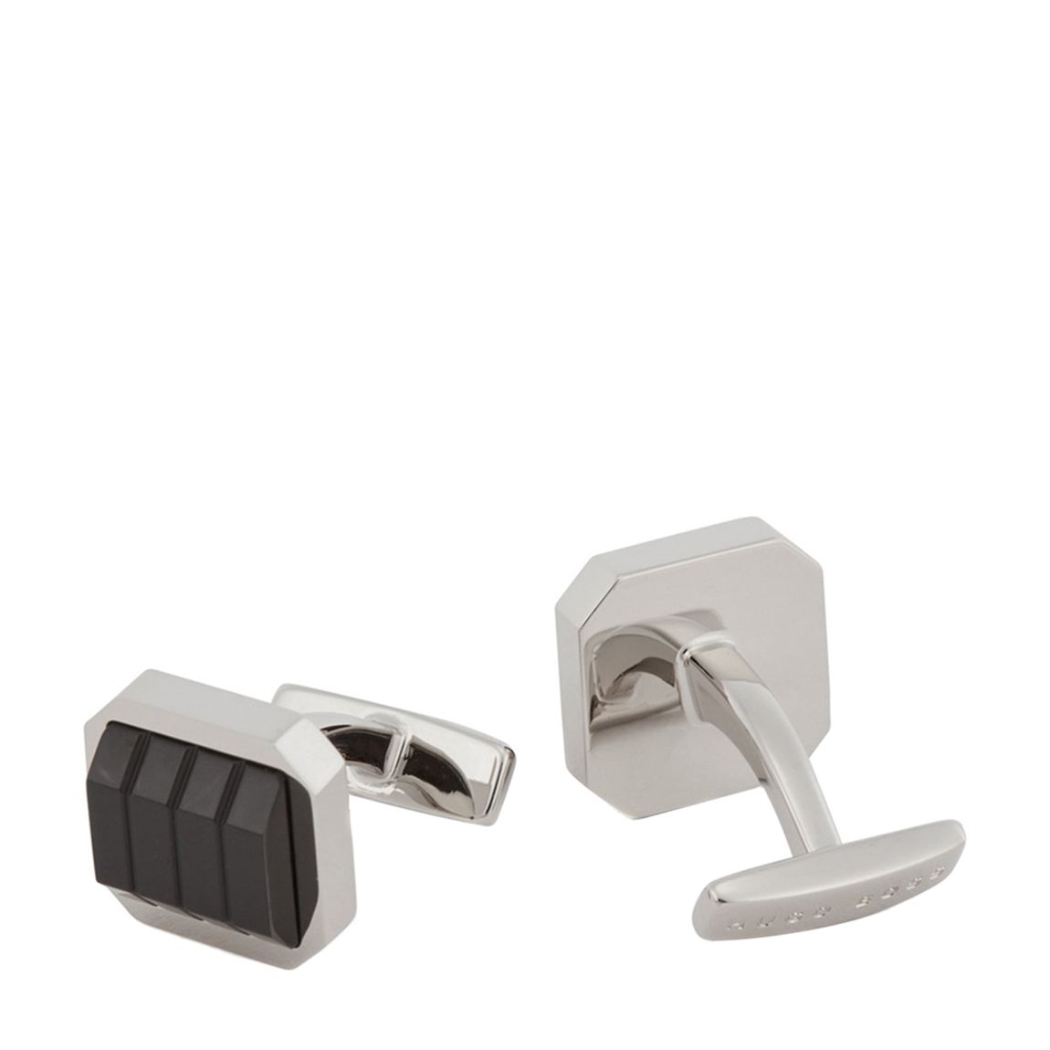 Silver/Black Lorant Brass Cufflinks main product photo