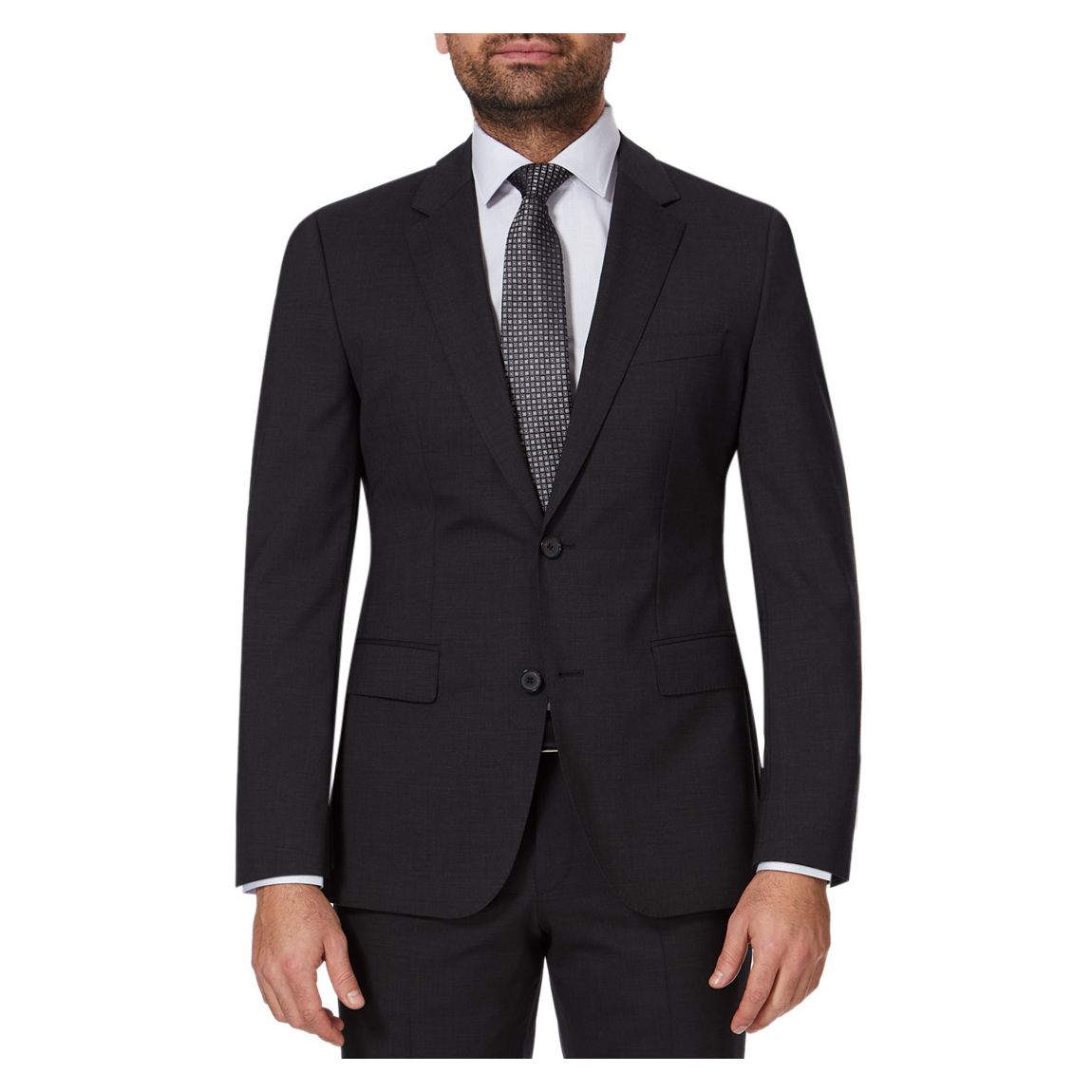 Charcoal Rider Wool Blend Suit Jacket main product photo