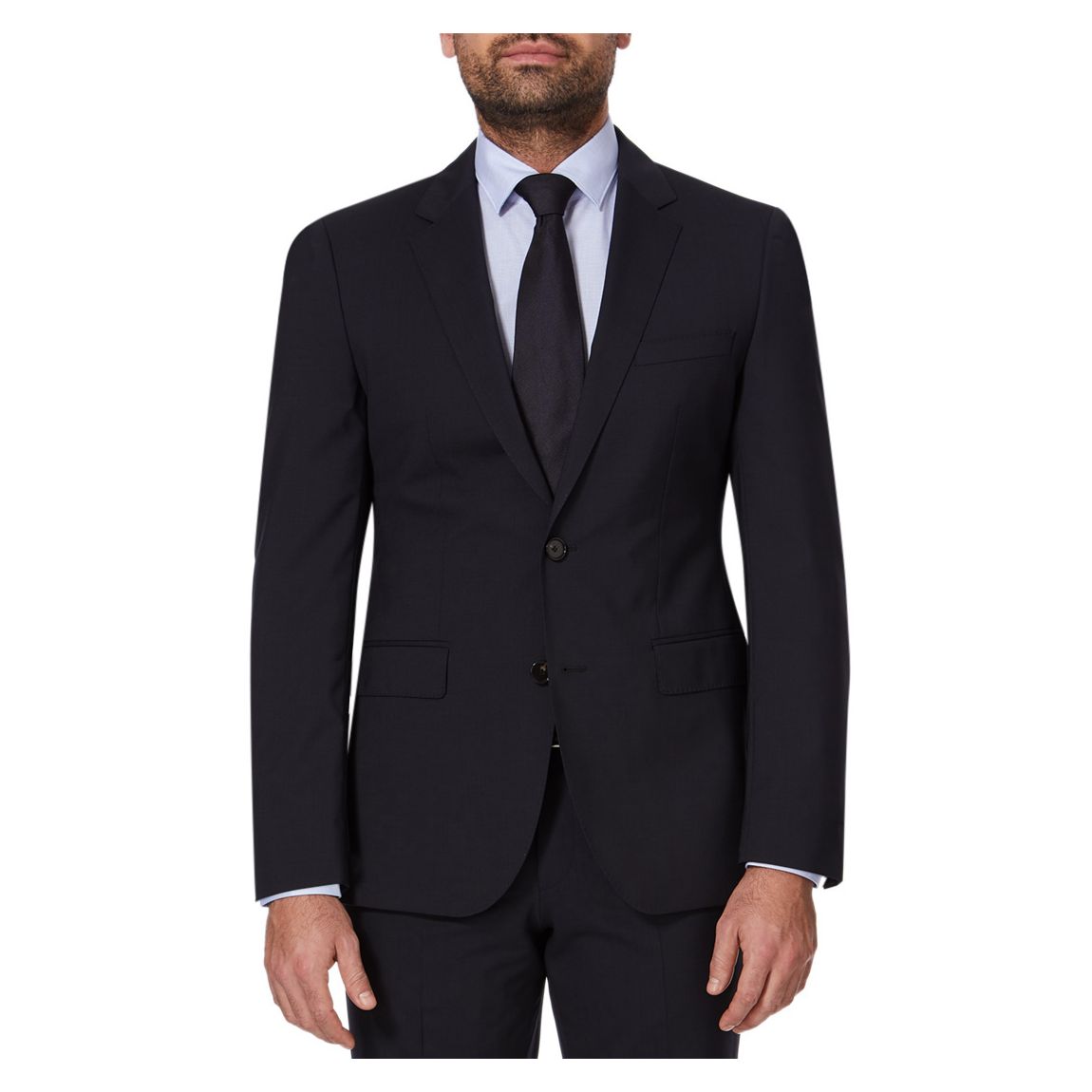 Navy Rider Wool Blend Suit Jacket main product photo